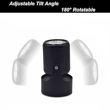 Kiven 7W LED Accent Uplight with Light Sensor, Plug in